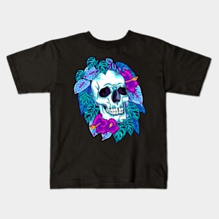 Tropical Skull Kids T-Shirt